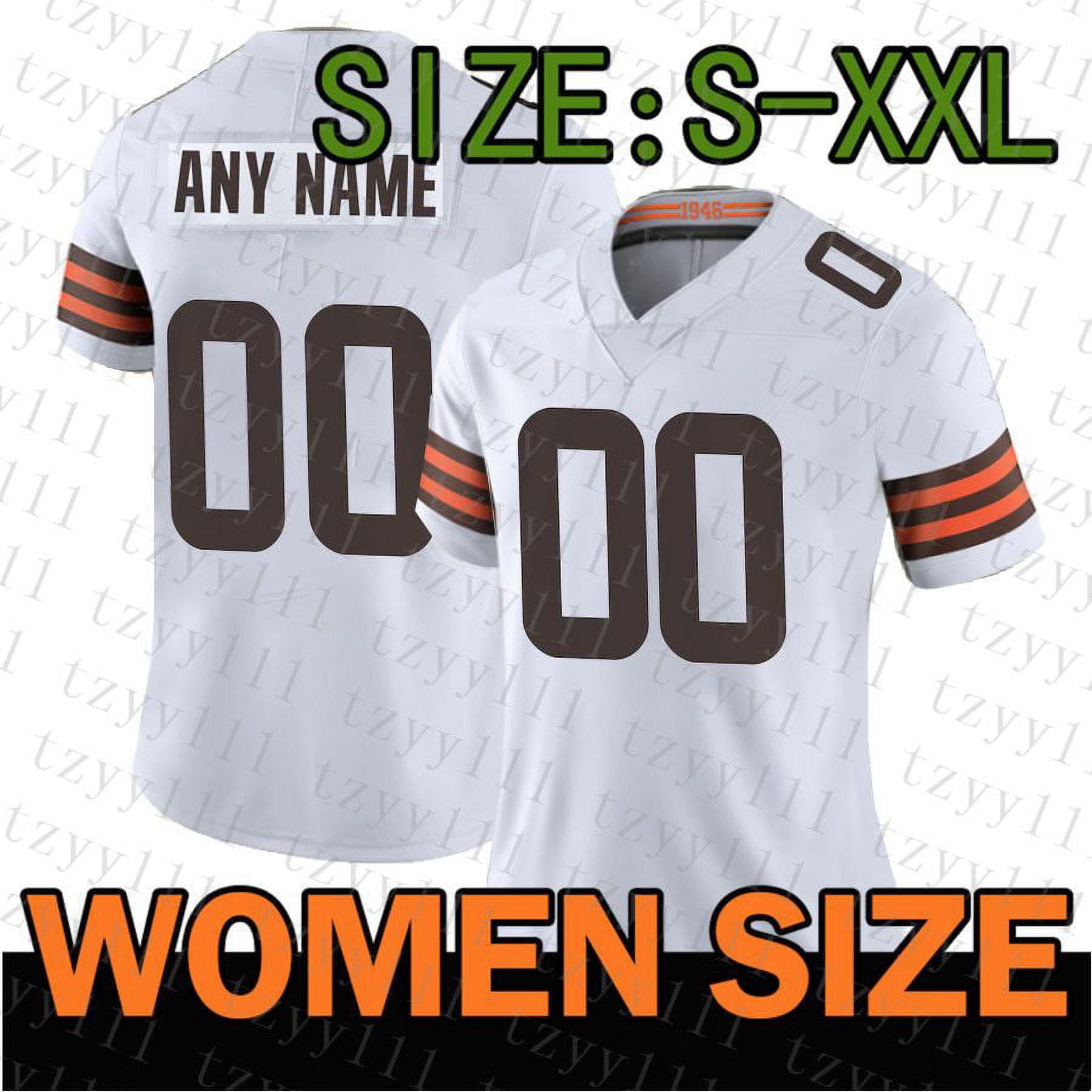 Cleveland browns custom top jersey