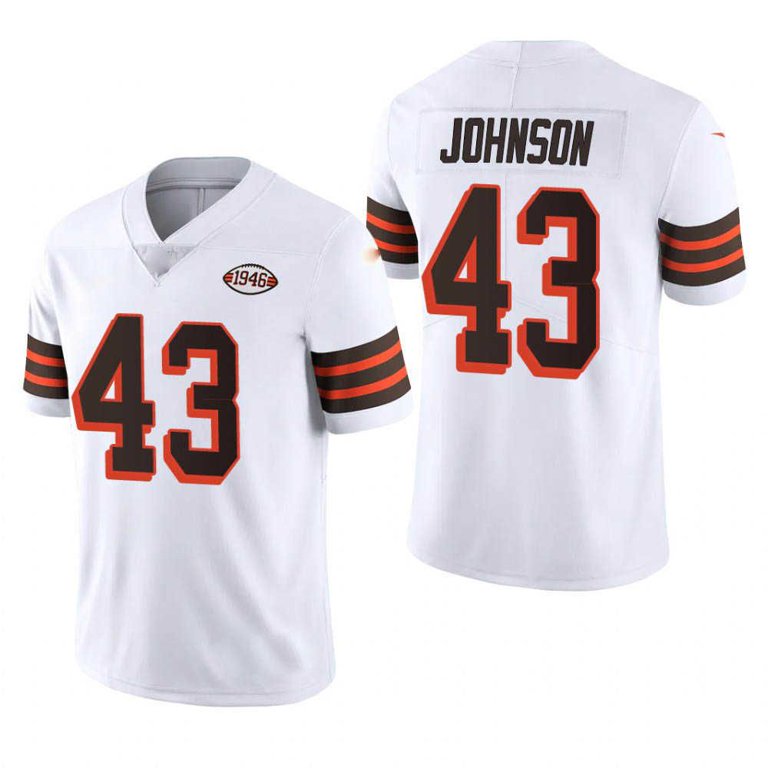 NFL Jerseys Football Jerseys Jersey Cleveland Browns Men 6 Baker 13 Odell Beckham Jr 85 David Njoku 80 Jarvis Landry NFL Custom 1946 Collection