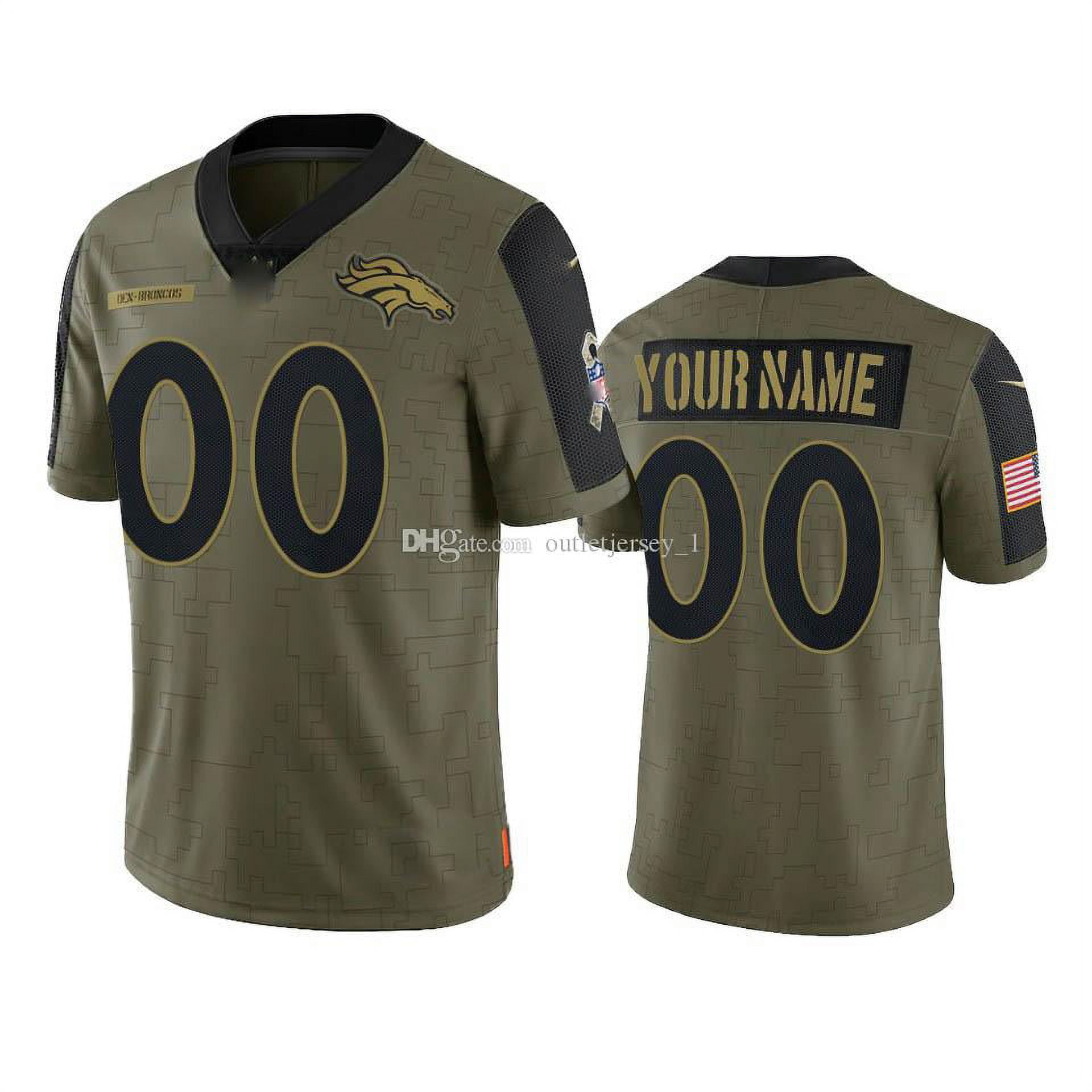 Nike Denver Broncos No3 Drew Lock Camo Men's Stitched NFL Limited 2018 Salute To Service Jersey