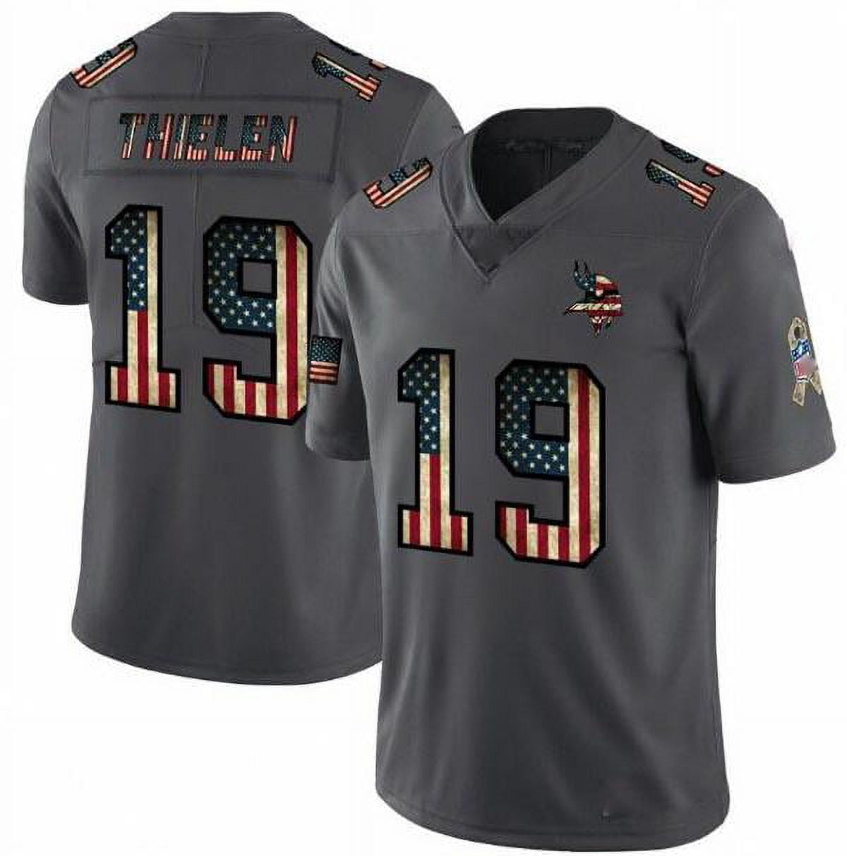 Nike Minnesota Vikings No19 Adam Thielen Olive/Camo Youth Stitched NFL Limited 2017 Salute to Service Jersey