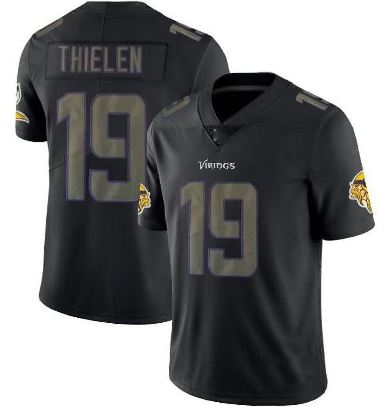 Minnesota Minnesota Vikings No19 Adam Thielen Men's White Nike Multi-Color 2020 NFL Crucial Catch Limited NFL Jersey