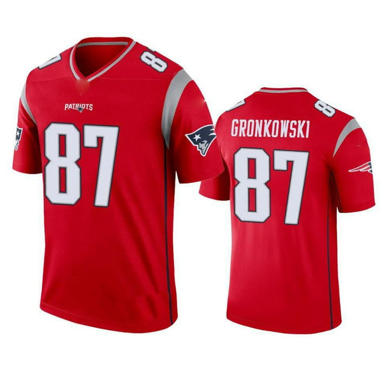 Rob gronkowski hot sale red jersey
