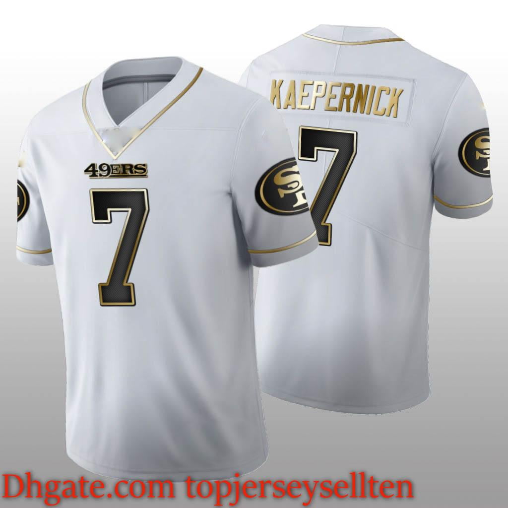 White and gold 49ers hot sale jersey