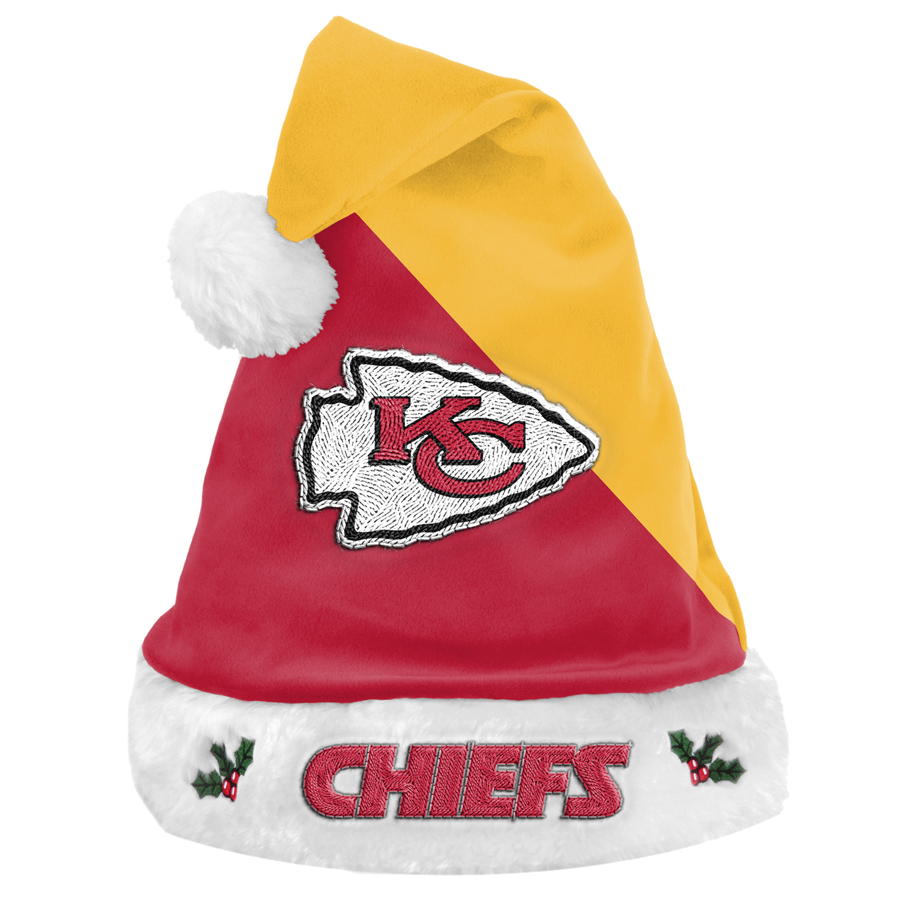 NFL Kansas City Chiefs 2020 Basic Santa Hat - image 1 of 5