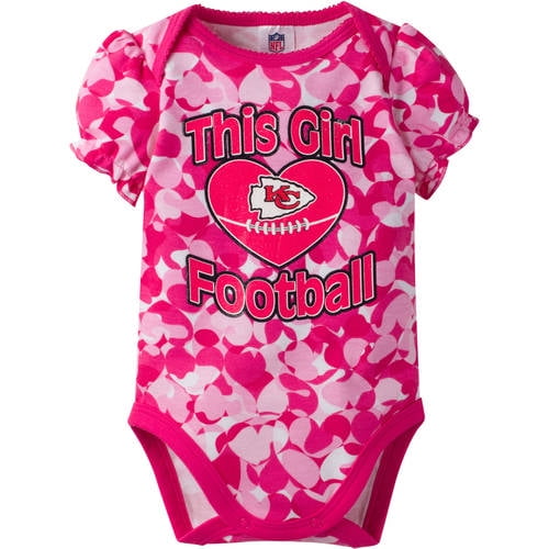 NFL Kansas City Chiefs Baby Boys Football Print Bodysuit