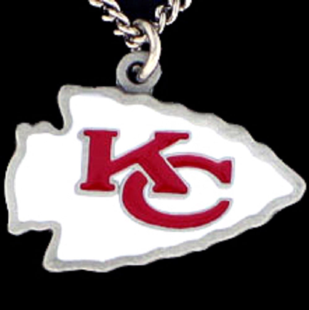 Kansas City Chiefs Micro Logo Pendant - White Gold – The GLD Shop