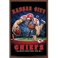 thumbnail image 1 of NFL Kansas City Chiefs - End Zone 17 Wall Poster, 14.725" x 22.375", Framed, 1 of 5