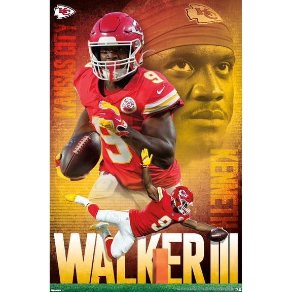 NFL Kansas City Chiefs - Kenneth Walker III 26 Wall Poster, 22.375" x 34"