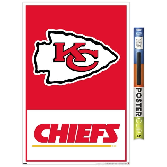 NFL Kansas City Chiefs - Logo 21 Wall Poster, 22.375" x 34"