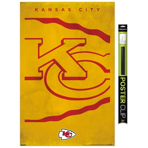 NFL Kansas City Chiefs - Logo 25 Wall Poster, 22.375" x 34"