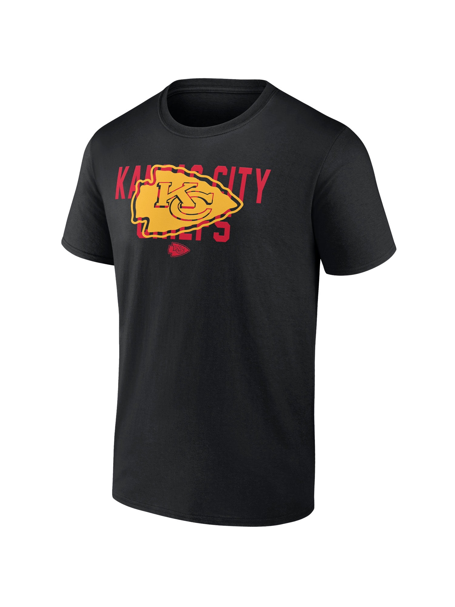 NFL Kansas City Chiefs Men's Cotton Black Short Sleeve T-Shirt