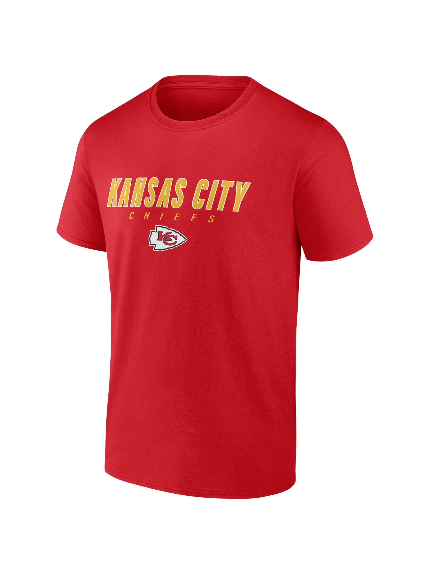 NFL Kansas City Chiefs Men's Cotton Red Short Sleeve T-Shirt