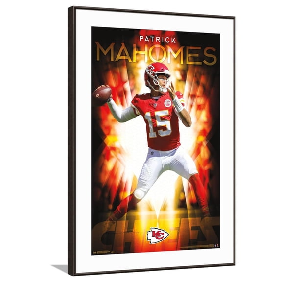 NFL Kansas City Chiefs - Patrick Mahomes II 18 Canvas Wall Poster, 22.375" x 34"