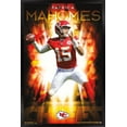 thumbnail image 1 of NFL Kansas City Chiefs - Patrick Mahomes II 18 Wall Poster, 14.725" x 22.375", Framed, 1 of 6