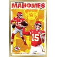 thumbnail image 1 of NFL Kansas City Chiefs - Patrick Mahomes II 20 Wall Poster, 14.725" x 22.375", Framed, 1 of 6