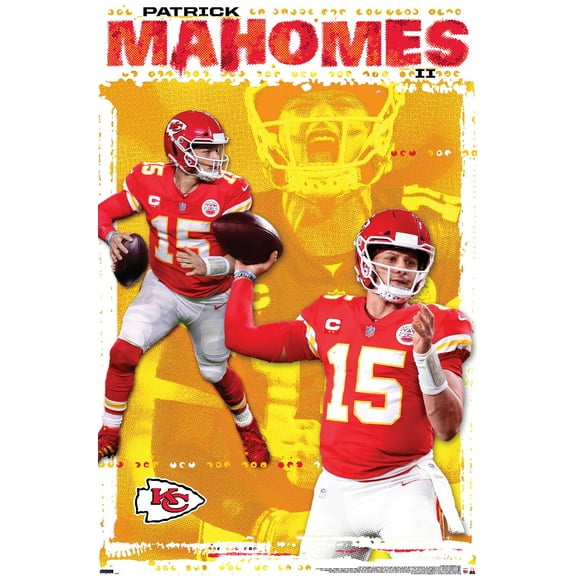NFL Kansas City Chiefs - Patrick Mahomes II 20 Wall Poster, 22.375" x 34"