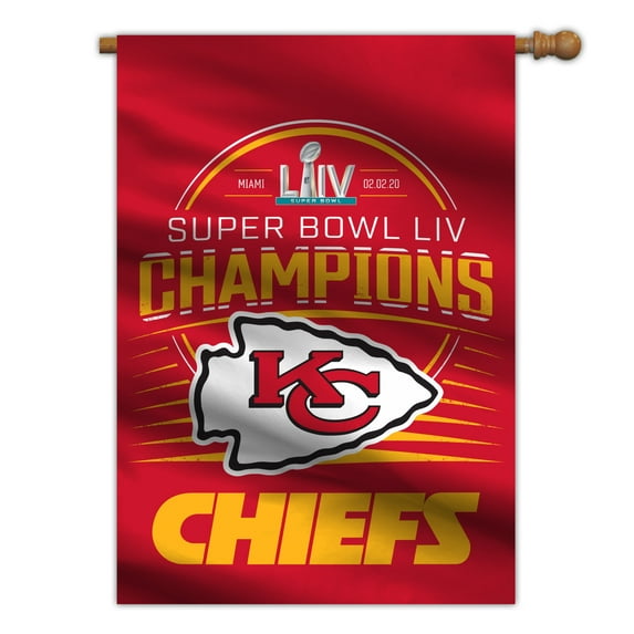 NFL Kansas City Chiefs Super Bowl LIV Champion House Banner