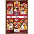 thumbnail image 1 of NFL Kansas City Chiefs - Super Bowl LVII Champions Wall Poster, 14.725 x 22.38 Framed, 1 of 6
