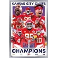 thumbnail image 1 of NFL Kansas City Chiefs - Super Bowl LVIII Champions Wall Poster, 14.725" x 22.375" Framed, 1 of 9