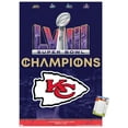 thumbnail image 1 of NFL Kansas City Chiefs - Super Bowl LVIII Team Logo Wall Poster, 14.725" x 22.375", 1 of 5