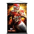 thumbnail image 1 of NFL Kansas City Chiefs - TraVis Kelce 16 Wall Poster with Wooden Magnetic Frame, 22.375" x 34", 1 of 3