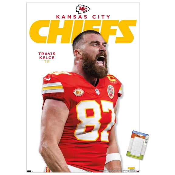 NFL Kansas City Chiefs - Travis Kelce Feature Series 24 Wall Poster, 22.375" x 34"