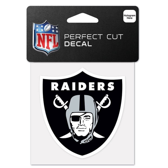 NFL Las Vegas Raider Prime 4" x 4" Perfect Cut Decal