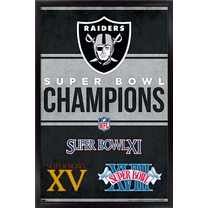 NFL Las Vegas Raiders - Champions 23 Wall Poster, 14.725" x 22.375" Framed