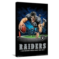 NFL Las Vegas Raiders – End Zone 20 Canvas Wall Poster, 14.725" x 22.375"
