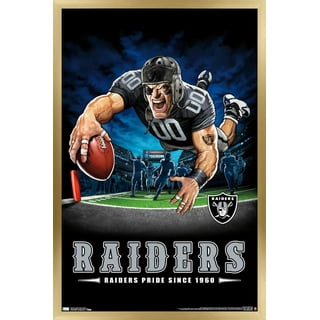 Las Vegas Raiders uniform evolution plaqued poster – Heritage Sports Stuff