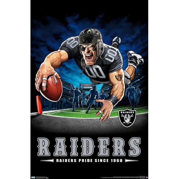 NFL Las Vegas Raiders – End Zone 20 Wall Poster, 14.725" x 22.375"