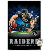NFL Las Vegas Raiders – End Zone 20 Wall Poster with Push Pins, 22.375" x 34"