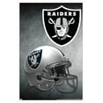 thumbnail image 1 of NFL Las Vegas Raiders – Helmet 20 Wall Poster, 22.375" x 34", Framed, 1 of 4