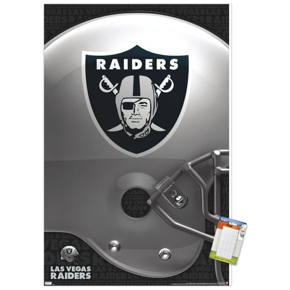 NFL Las Vegas Raiders – Logo 20 Wall Poster, 14.725" x 22.375"