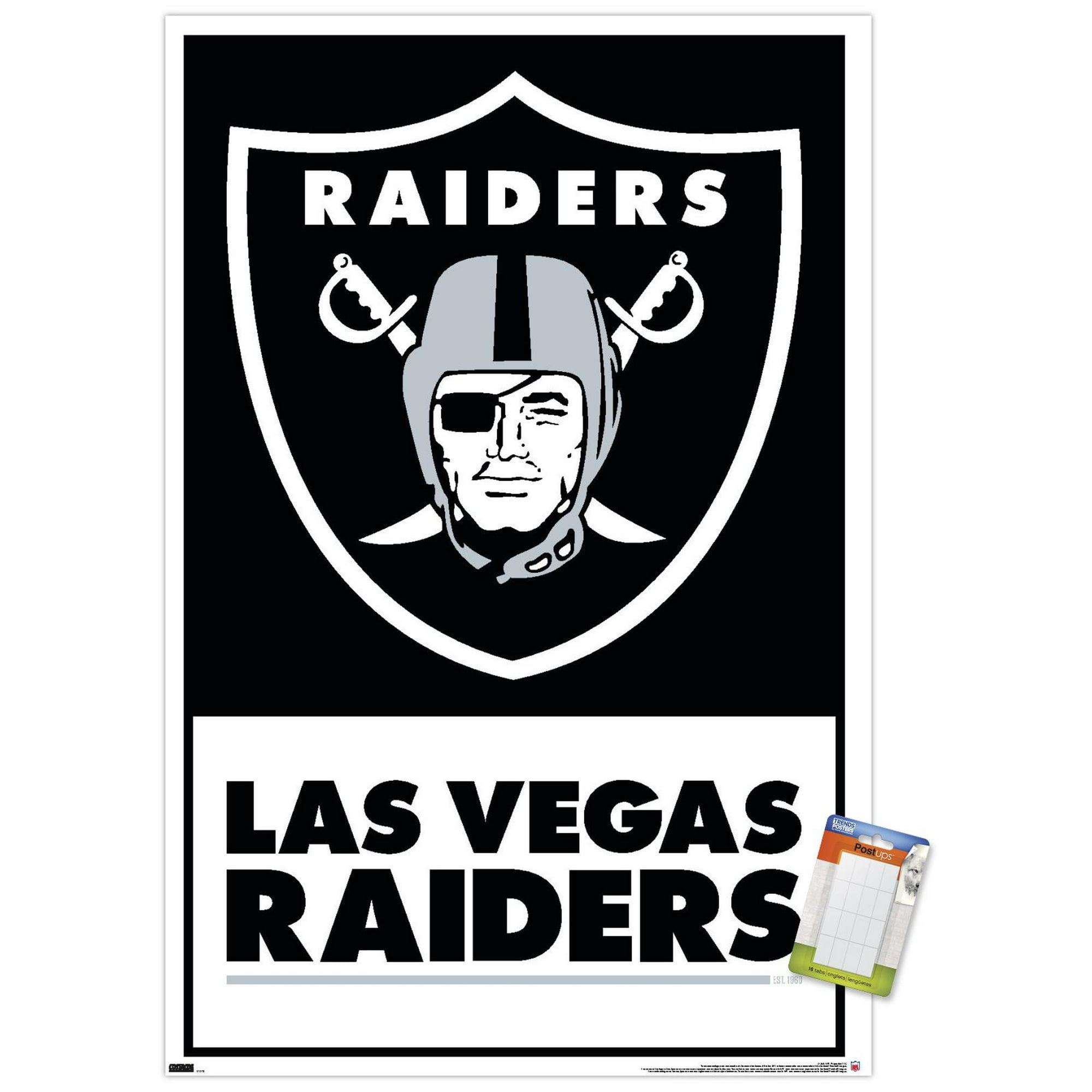 NFL Las Vegas Raiders - Logo 21 Wall Poster, 22.375' x 34' 
