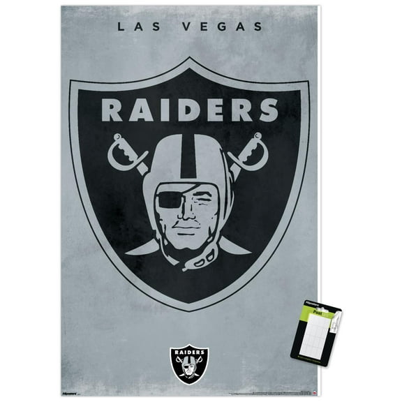 NFL Las Vegas Raiders - Logo 25 Wall Poster, 22.375" x 34"