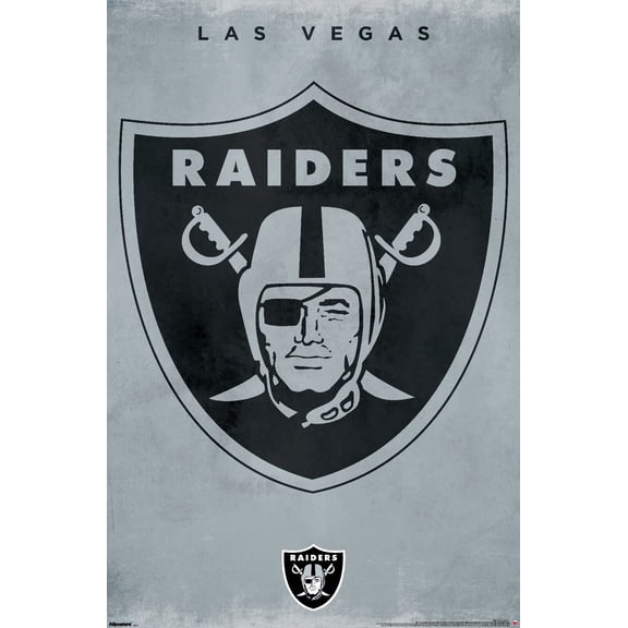 NFL Las Vegas Raiders - Logo 25 Wall Poster, 22.375" x 34"