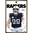 thumbnail image 1 of NFL Las Vegas Raiders - Maxx Crosby Feature Series 24 Wall Poster, 14.725" x 22.375" Framed, 1 of 4