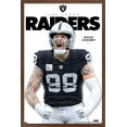 thumbnail image 1 of NFL Las Vegas Raiders - Maxx Crosby Feature Series 24 Wall Poster, 14.725" x 22.375" Framed, 1 of 5