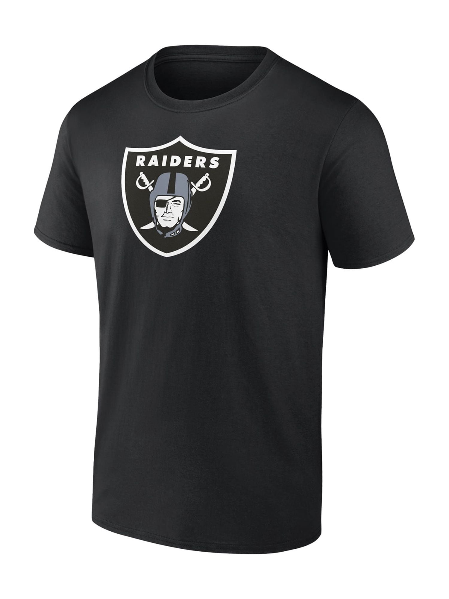NFL Las Vegas Raiders Men's Cotton Black Short Sleeve T-Shirt