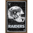 thumbnail image 1 of NFL Las Vegas Raiders - Neon Helmet 23 Wall Poster, 14.725" x 22.375" Framed, 1 of 6