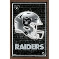 thumbnail image 1 of NFL Las Vegas Raiders - Neon Helmet 23 Wall Poster, 14.725" x 22.375" Framed, 1 of 5