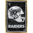 thumbnail image 1 of NFL Las Vegas Raiders - Neon Helmet 23 Wall Poster, 22.375" x 34" Framed, 1 of 5
