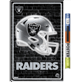 thumbnail image 1 of NFL Las Vegas Raiders - Neon Helmet 23 Wall Poster, 22.375" x 34", 1 of 5