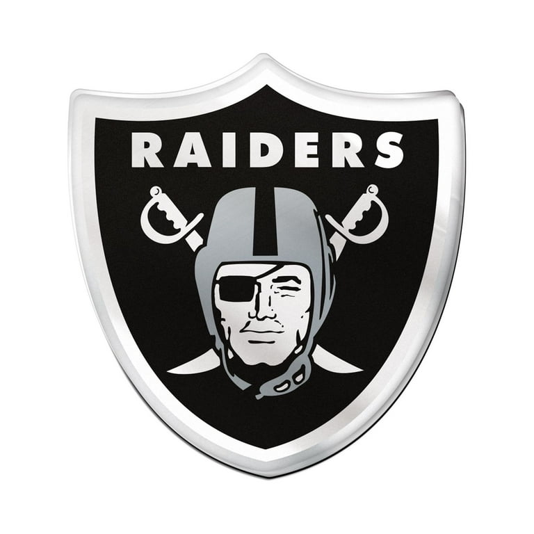 WinCraft NFL Las Vegas Raiders Metallic Auto Emblem - Car