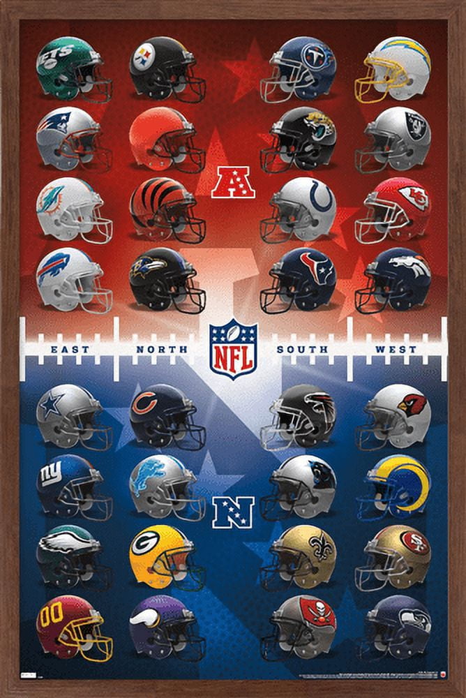 Fantasy Football Draft Wall Poster, 14.725 x 22.375 