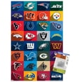 thumbnail image 1 of NFL League - Logos 24 Wall Poster with Push Pins, 14.725" x 22.375", 1 of 4