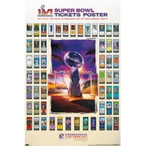 NFL League - Super Bowl LVI - Tickets Wall Poster, 22.375" x 34"