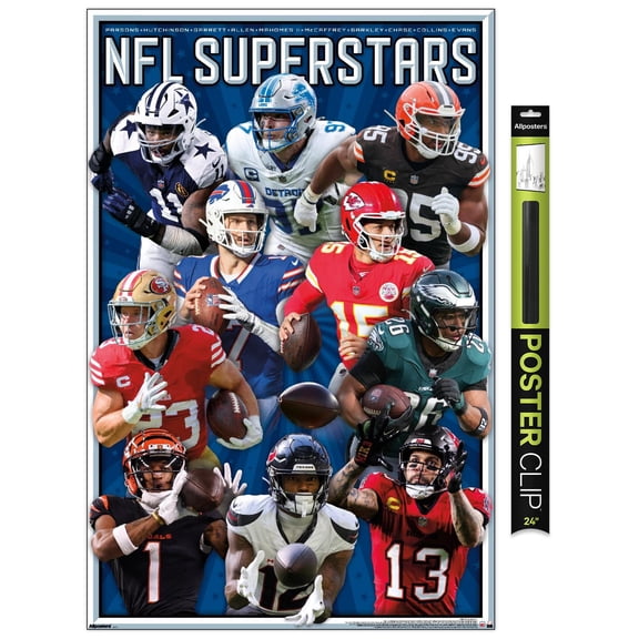 NFL League - Superstars 25 Wall Poster, 22.375" x 34"