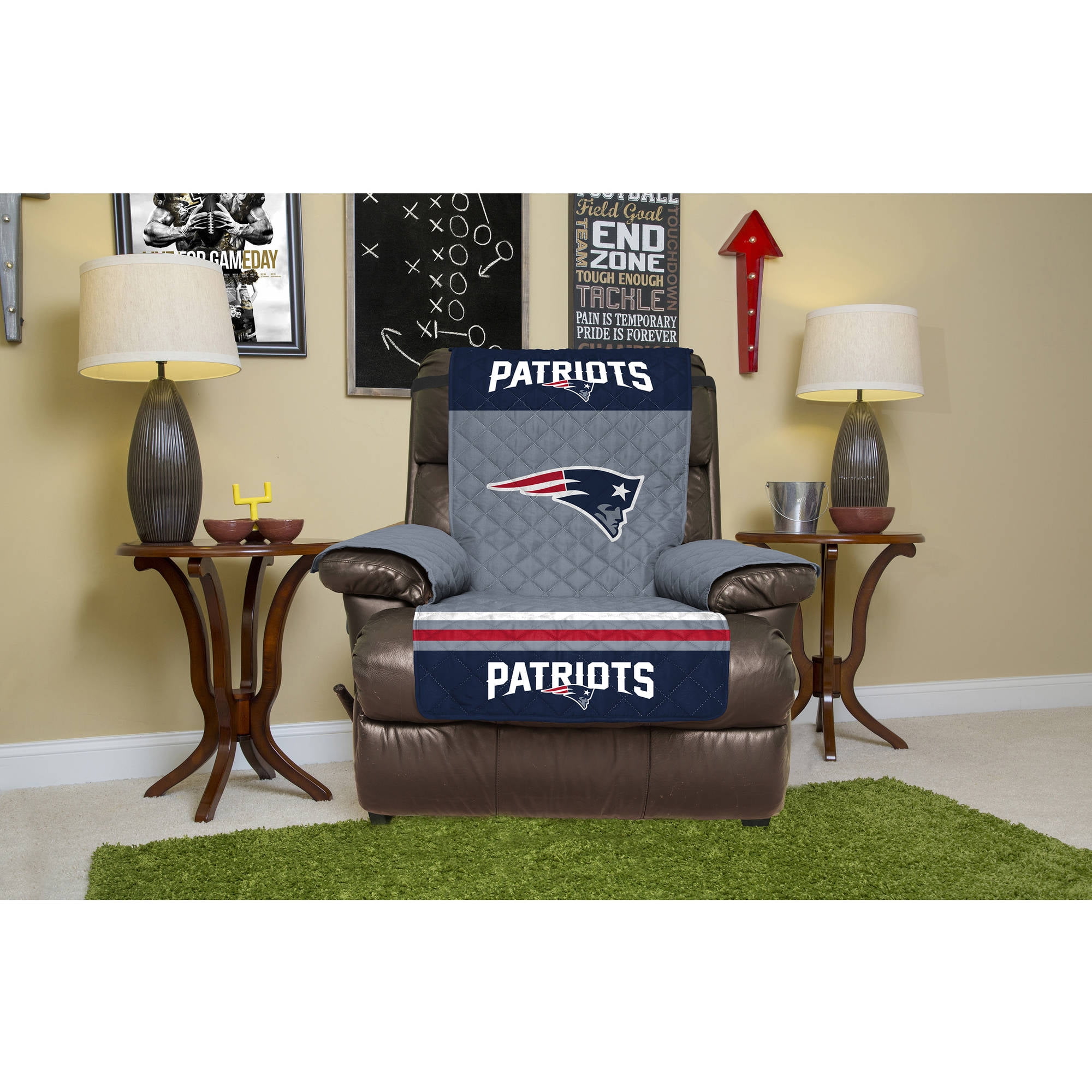 Patriots couch cover outlet